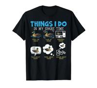 Things I Do in My Spare Time Canards Canards Amoureux T-Shirt Graphique avec Valeur