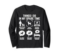 Things I Do in My Spare Time Chihuahua Lover Humour Manche Longue
