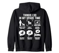 Things I Do in My Spare Time Chihuahua Lover Humour Sweat à Capuche