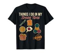Things I Do in My Spare Time Crochet Club Fil T-Shirt