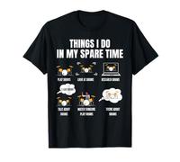 Things I Do In My Spare Time Drums Player, Drummer T-Shirt