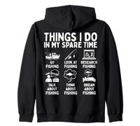 Things I Do in My Spare Time Fishing Lover Sweat à Capuche