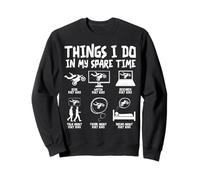Things I Do in My Spare Time Funny Dirt Bike Motocross Biker Sweatshirt