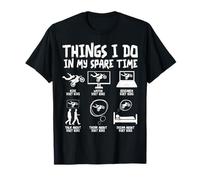 Things I Do in My Spare Time Funny Dirt Bike Motocross Biker T-Shirt
