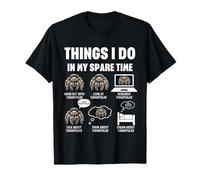 Things I Do in My Spare Time Funny Tarentule Lover Men Women T-Shirt