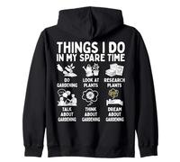 Things I Do in My Spare Time Gardening Lover Plant Dad Mom Sweat à Capuche