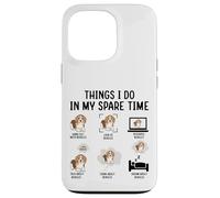 Things I Do in My Spare Time Hang Out with Beagles Coque pour iPhone 13 Pro