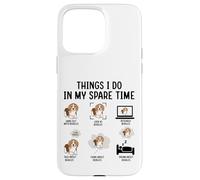 Things I Do in My Spare Time Hang Out with Beagles Coque pour iPhone 15 Pro Max