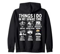 Things I Do in My Spare Time Hiking Lover Nature Sweat à Capuche