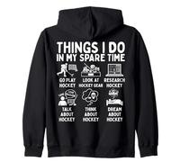 Things I Do in My Spare Time Hockey Player Sweat à Capuche