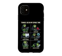 Things I Do in My Spare Time IA Engineer Programmer Frog Coque pour iPhone 11