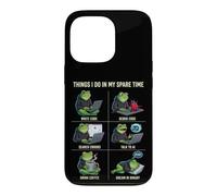 Things I Do in My Spare Time IA Engineer Programmer Frog Coque pour iPhone 13 Pro