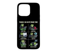Things I Do in My Spare Time IA Engineer Programmer Frog Coque pour iPhone 15 Pro Max