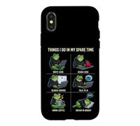Things I Do in My Spare Time IA Engineer Programmer Frog Coque pour iPhone X/XS