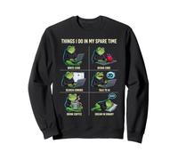 Things I Do in My Spare Time IA Engineer Programmer Frog Sweatshirt