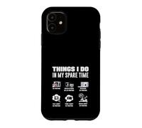 Things I Do in My Spare Time Impression 3D drôle Coque pour iPhone 11