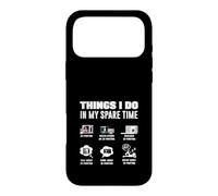 Things I Do in My Spare Time Impression 3D drôle Coque pour iPhone 17 Pro Max