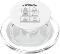 Things I Do in My Spare Time - Musique Lover PopSockets PopGrip pour MagSafe