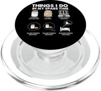 Things I Do in My Spare Time Pain au levain PopSockets PopGrip pour MagSafe