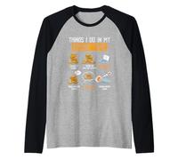 Things I Do in My Spare Time Pièce numismatique Amusante Crypto Manche Raglan
