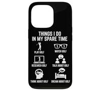 Things I Do in My Spare Time Play Golf Lover Golfeur Coque pour iPhone 13 Pro