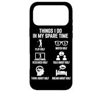 Things I Do in My Spare Time Play Golf Lover Golfeur Coque pour iPhone 17 Pro Max