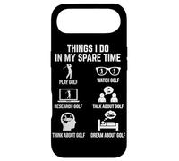 Things I Do in My Spare Time Play Golf Lover Golfeur Coque pour iPhone Air