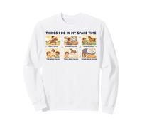 Things I Do in My Spare Time Ride A Horse Funny Horses Sweatshirt
