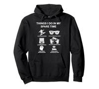Things I Do in My Spare Time Snowboard Amateur Sweat à Capuche