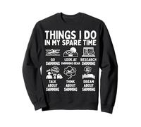 Things I Do in My Spare Time Swimming Lover Swimmer Sweatshirt