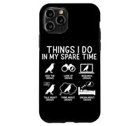 Things I Do in Spare Time Crow Funny Raven Bird Humour Coque pour iPhone 11 Pro
