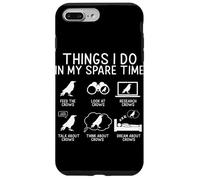 Things I Do in Spare Time Crow Funny Raven Bird Humour Coque pour iPhone 7 Plus/8 Plus