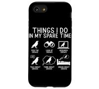 Things I Do in Spare Time Crow Funny Raven Bird Humour Coque pour iPhone SE (2020) / 7/8