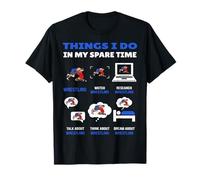 Things I Do in Spare Time Wrestling Cool Funny Wrestling T-Shirt