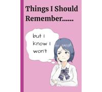 Things I Should Remember, But I Know I Won't: A Notebook for Notes, Lists & the Things You’ll Definitely Forget
