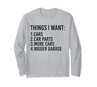 Things I Want Cars Parts and Garage Funny Car Guy Manche Longue