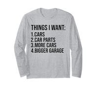 Things I Want Cars Parts and Garage Funny Car Guy Manche Longue