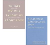 Things No One Taught Us About Love, The Greatest Manifestation Book By Vex King 2 Books Collection Set