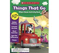 Things That Go Wipe-Clean Activity Book
