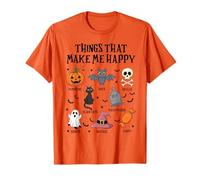 Things That Make Me Happy Spooky Halloween Pumpkin Season T-Shirt