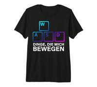 Things That Me Bewegen - WASD PC Gamer Gaming Design T-Shirt Haut de Gamme