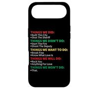 Things We Did Built This City Shot The Sheriff Start Christmas Coque pour iPhone Air