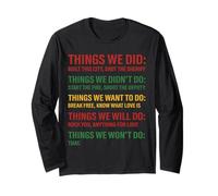Things We Didn't Want Will Won't Do Song Retro Vintage Manche Longue