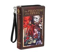 Things2Die4 Vinyl Phantom of the Opera Book Handbag Novelty Clutch Purse Crossbody Bag