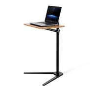 Thingy Club Table d'appoint pour ordinateur portable réglable en hauteur pour lit ou canapé Planche noire.