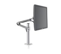 ThingyClub® Adjustable Aluminium Universal Full Motion Desk Mount Arm Stand Bracket (Single Monitor - Silver)