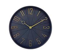 THINIA HOME Horloge Murale Vintage Noir/doré Ø27,3 cm