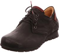 Think confort lacets pour dames en noir noir 238-00-00389