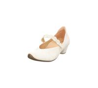 Think! Damen AIDA chromfrei gegerbte nachhaltige Halbschuhe, Ivory Gold 1000