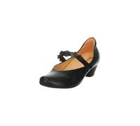Think! Damen AIDA chromfrei gegerbte nachhaltige Halbschuhe, Schwarz/Kombi 0000